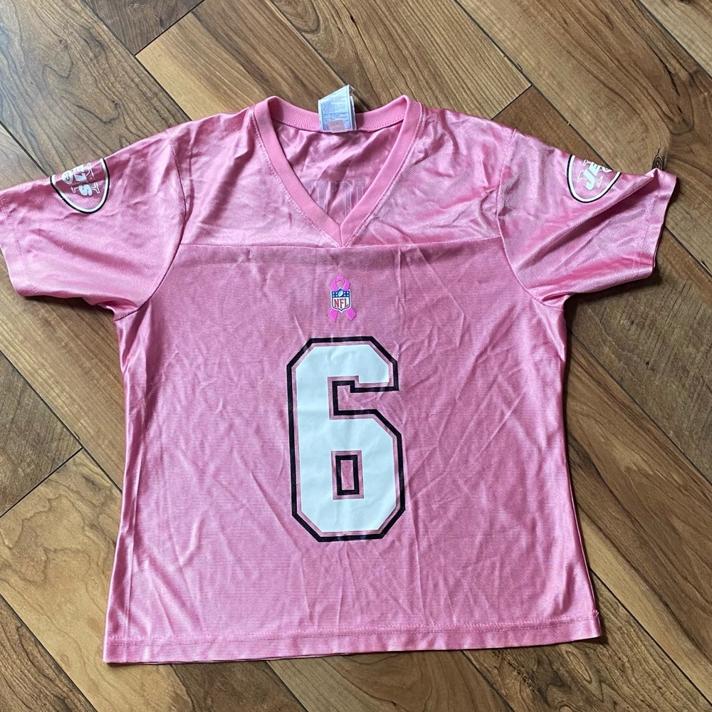 NFL New York Jets Jersey Breast Cancer Medium